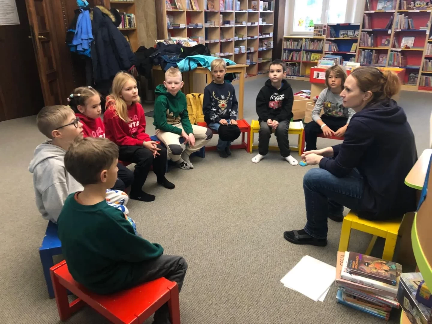 Visiting the Jan Drda library in Příbram