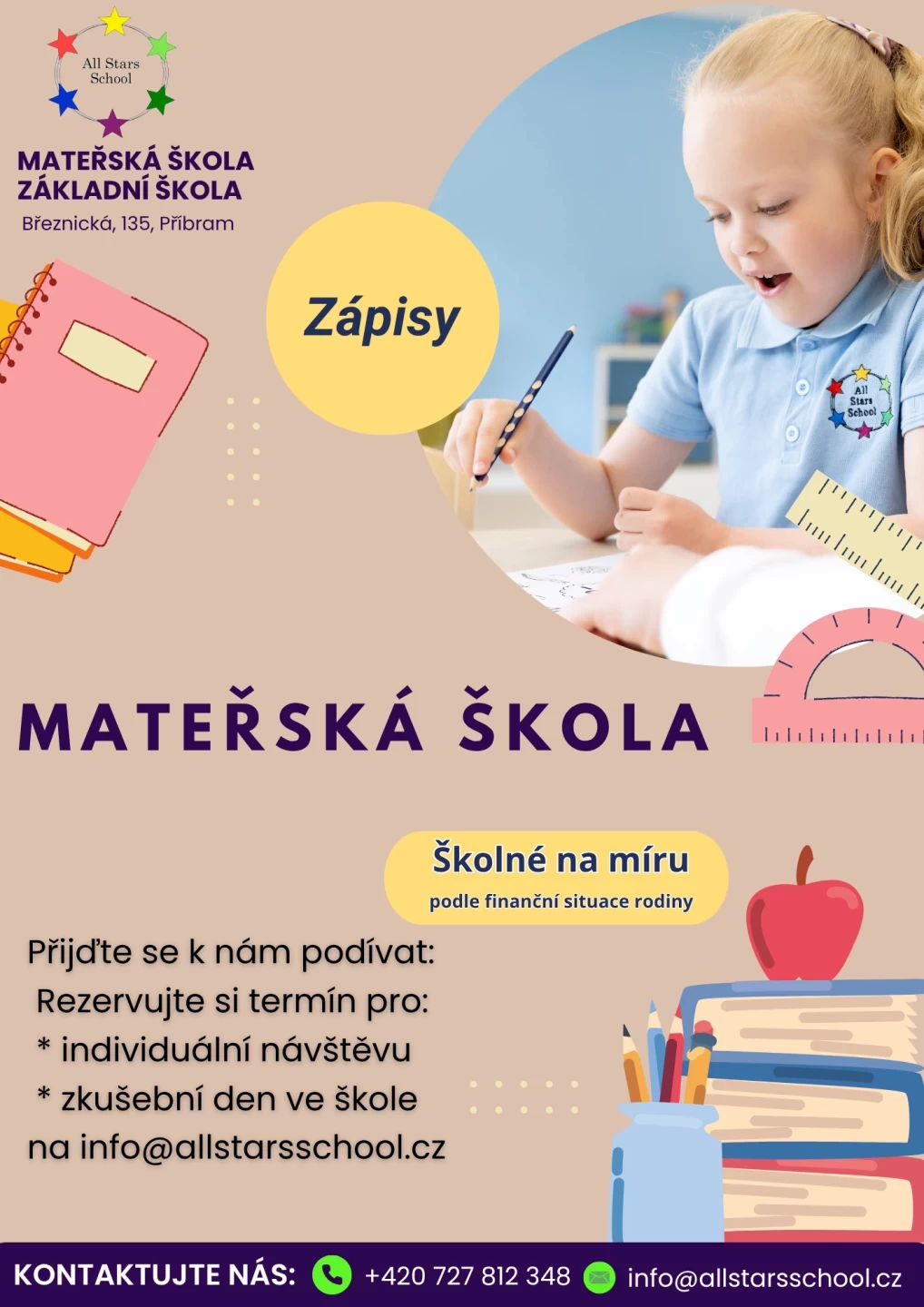 zápisy do mateřské  školy 2025/2026